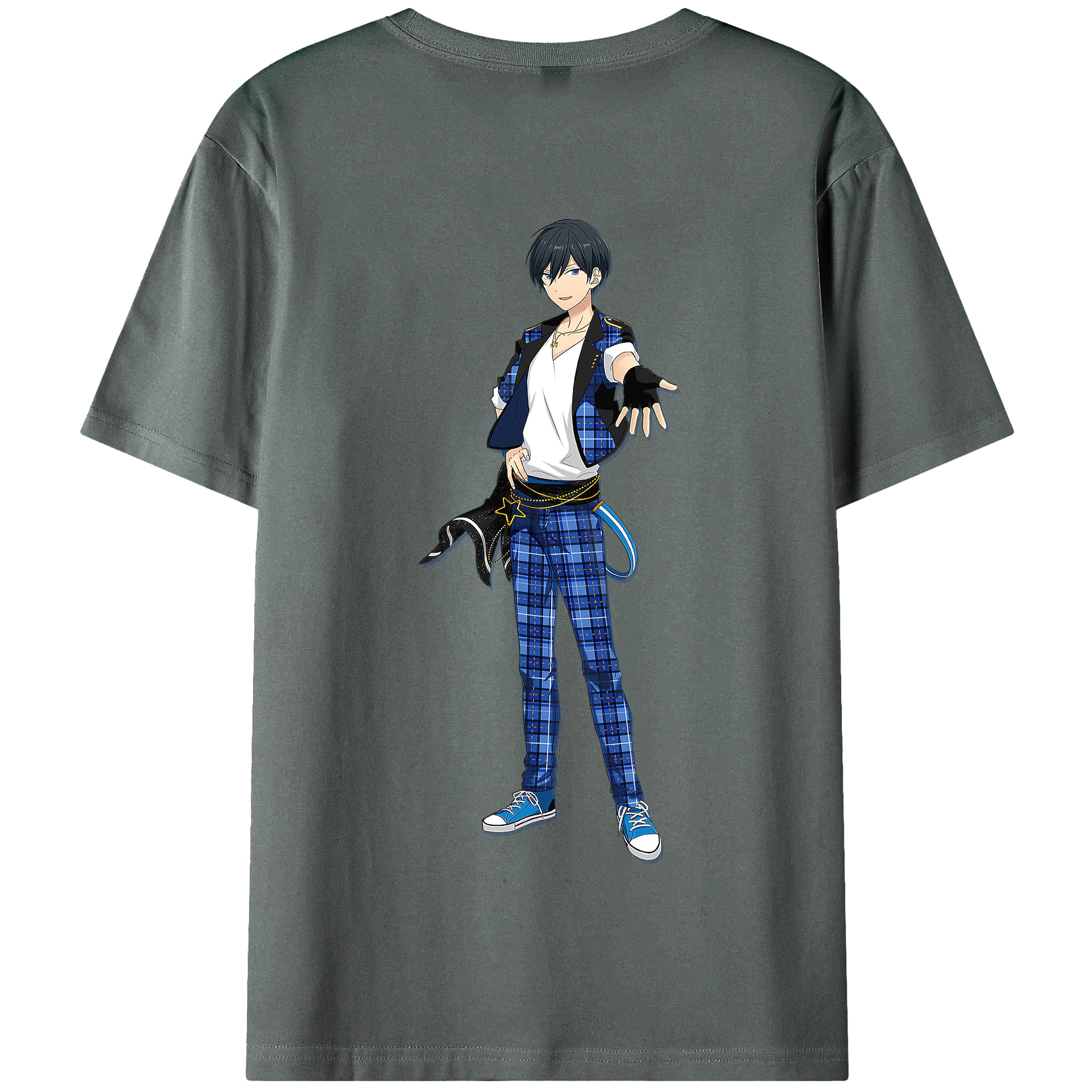 （画像用） あんさんぶるスターズ! Ensemble Stars 綿100％半袖Tシャツ（背面プリント）